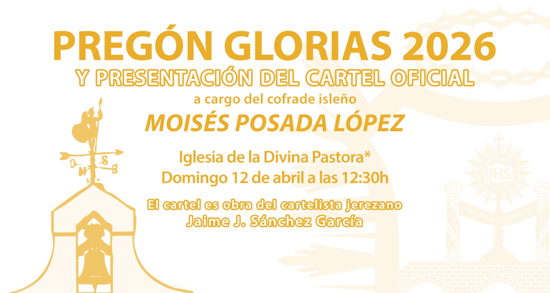 PREGÓN DE LAS GLORIAS 2026