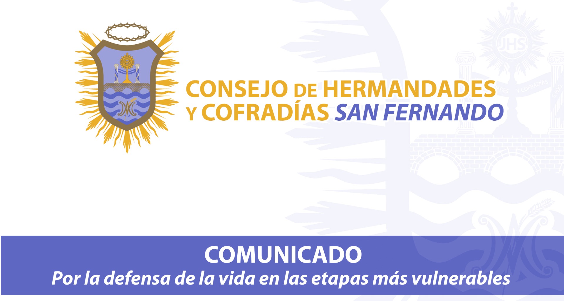 COMUNICADO Por la defensa de la vida en las etapas más vulnerables